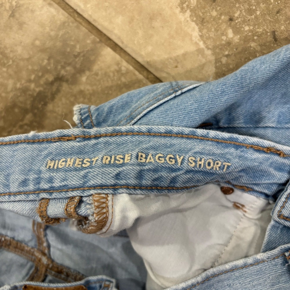 American Eagle women’s Highest rise‎ baggy short sz 6 - Picture 5 of 13